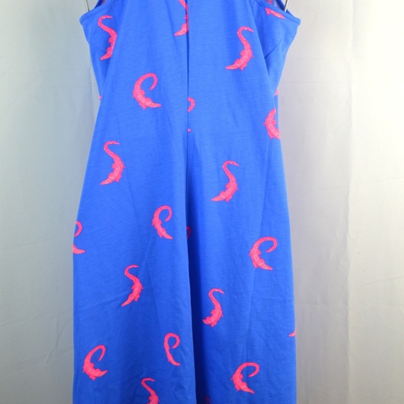 Lilly Pulitzer Melle Dress LAPIS BLUE CROC DRESS - Picture 8 of 8